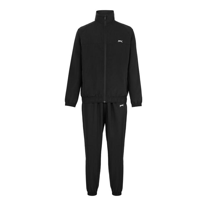 Slazenger Men's Black Performance Tracksuit in Size L, Sports Direct