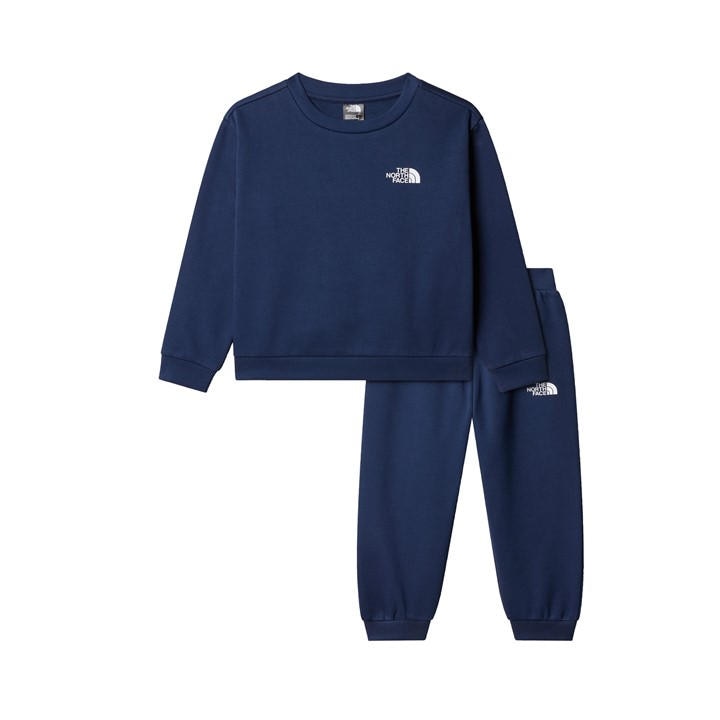 The North Face  Kids Blue ' Simple Dome Lifestyle Fleece Tracksuit in Size 3 - 4 Years, Sports Direct