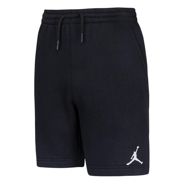 Air Jordan Boys Black Fleece Shorts  in Size 13 - 14 Years, Sports Direct