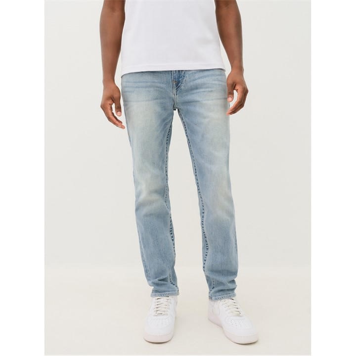 True Religion Men's Blue Rocco Tapered Jeans in Size 38 S, Sports Direct