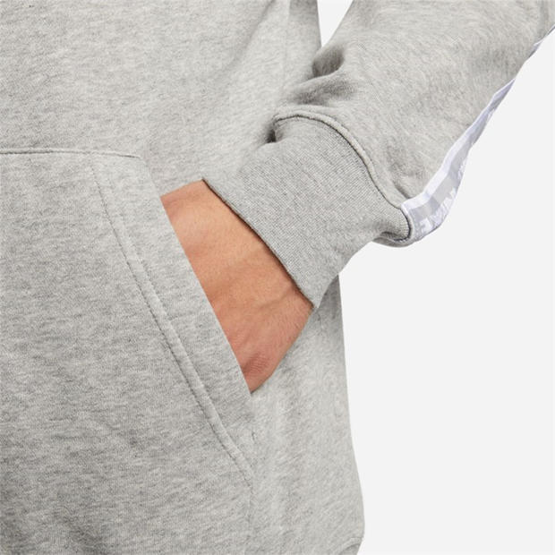 Dk Grey/White - Nike - Club Fleece Mens Graphic Hooded Tracksuit