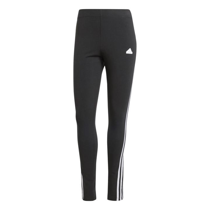 Adidas Women's Black Future Icons 3-Stripes Leggings in Size 2XS, Sports Direct