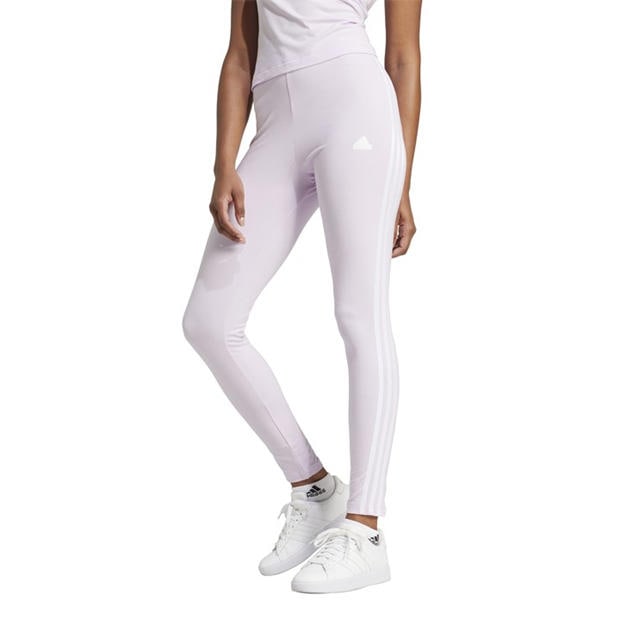 Ice Lavender - adidas - Future Icons 3-Stripes Leggings Womens