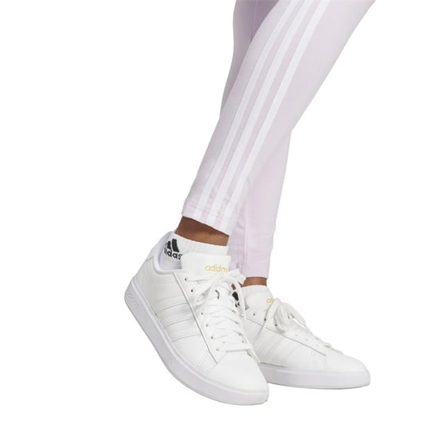 Ice Lavender - adidas - Future Icons 3-Stripes Leggings Womens