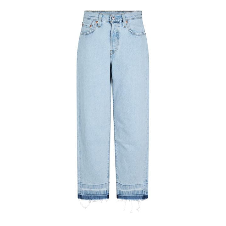 Levis Women's Blue 501 Cropped Jeans in Size 28 S, Sports Direct
