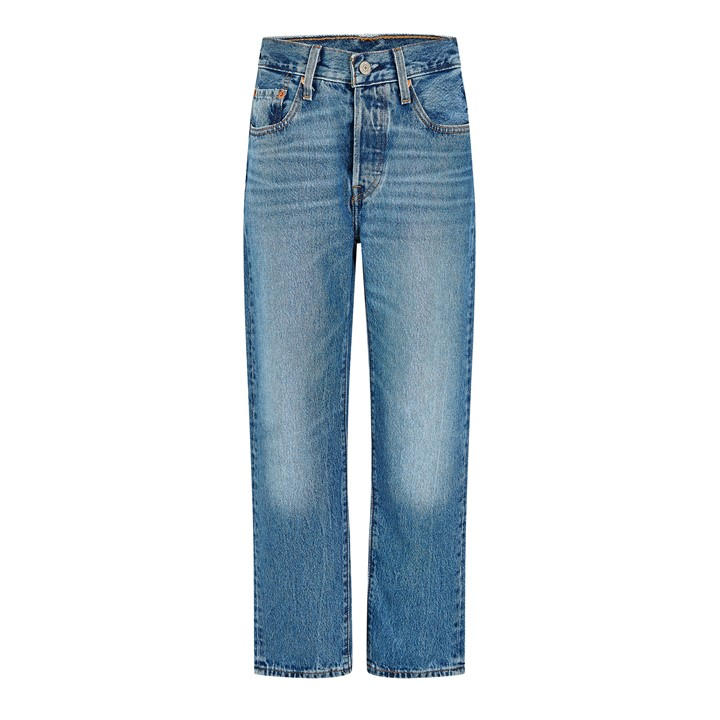 Levis Women's Blue 501 Cropped Jeans in Size 31 S, Sports Direct