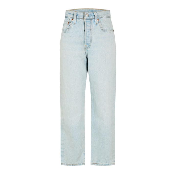 Levis Women's Blue 501 Cropped Jeans in Size 31 S, Sports Direct