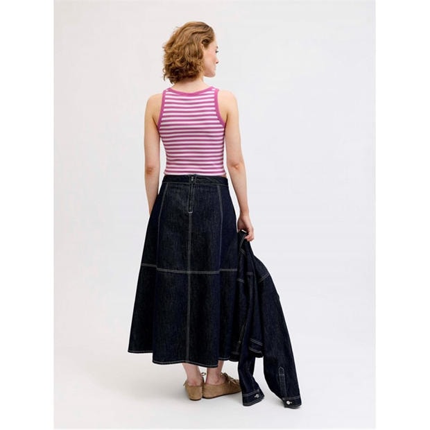Wht/Fuji Flower - JJXX - JJXX Fallon Stripe R Ld63