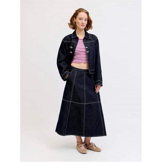 Wht/Fuji Flower - JJXX - JJXX Fallon Stripe R Ld63