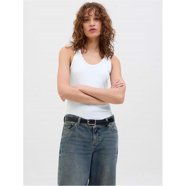 Bright White - JJXX - Women's Frida U-Neck Cami Top