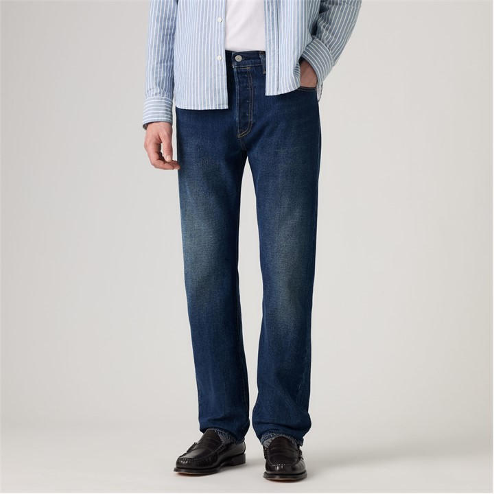 Levis Men's Blue 501® Original Straight Jeans in Size 32 L, Sports Direct