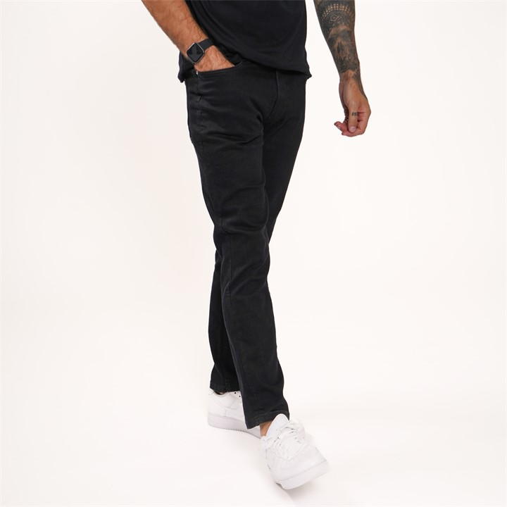 Firetrap Men's Black Rom Straight Leg Jeans in Size 36 R, Sports Direct