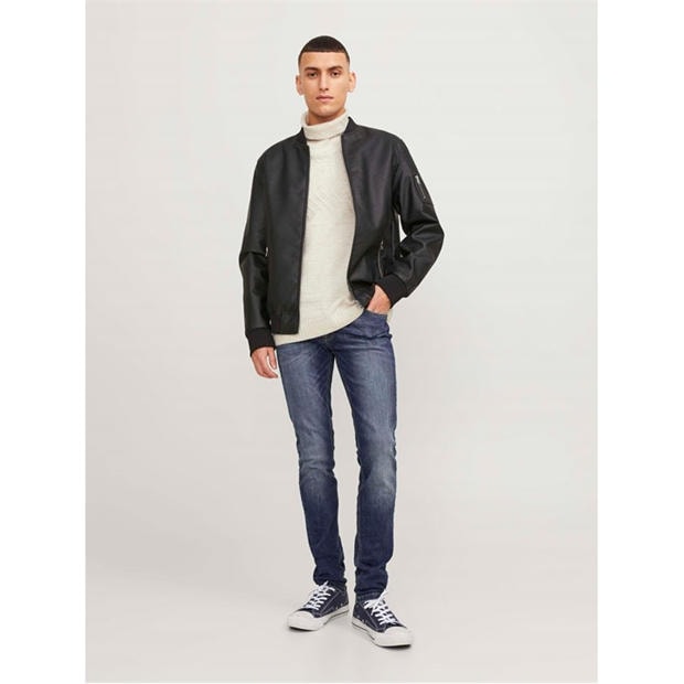 Blue Denim - Jack and Jones - Men's Liam Original Skinny Jeans