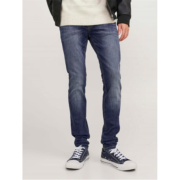 Blue Denim - Jack and Jones - Men's Liam Original Skinny Jeans