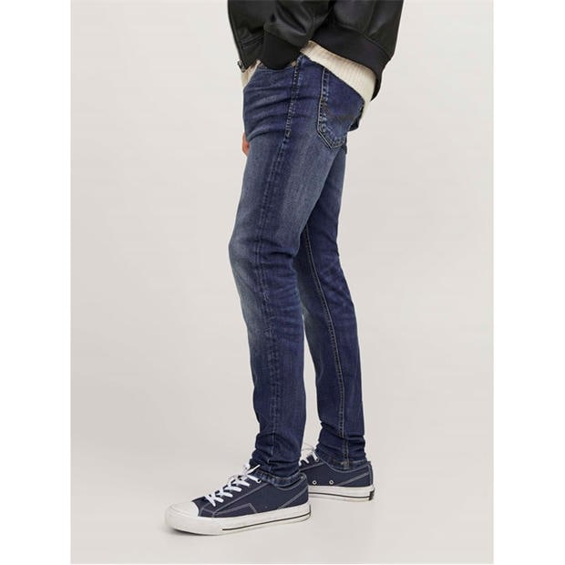 Blue Denim - Jack and Jones - Men's Liam Original Skinny Jeans