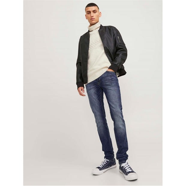 Blue Denim - Jack and Jones - Men's Liam Original Skinny Jeans