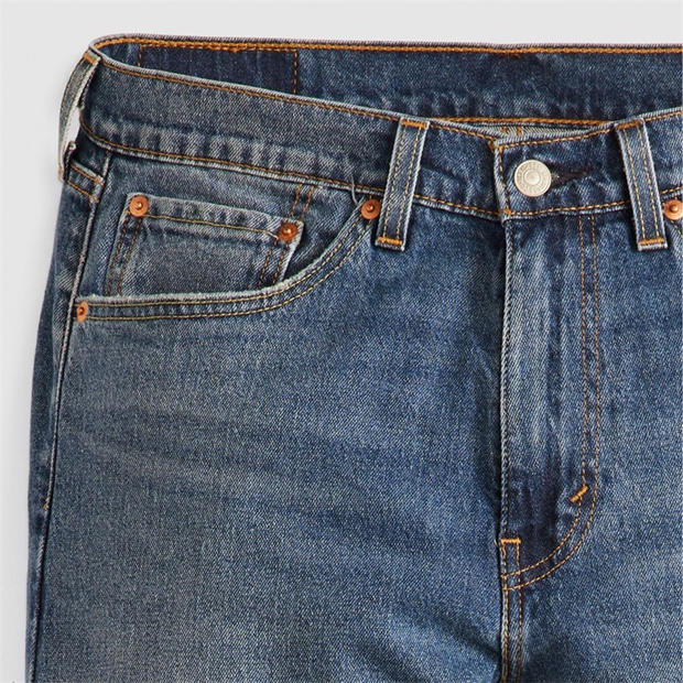 Blue - Levis - Men's 505 Blue Hour Regular Straight Leg Jeans