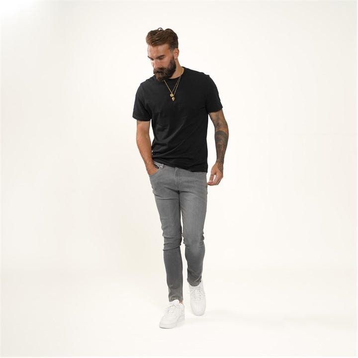 Firetrap Men's Grey Skinny Jeans in Size 36 L, Sports Direct
