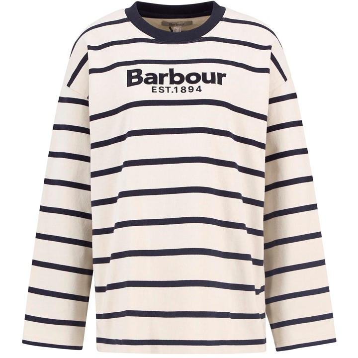 Barbour Women's Cream Maeve Top in Size 10, Sports Direct