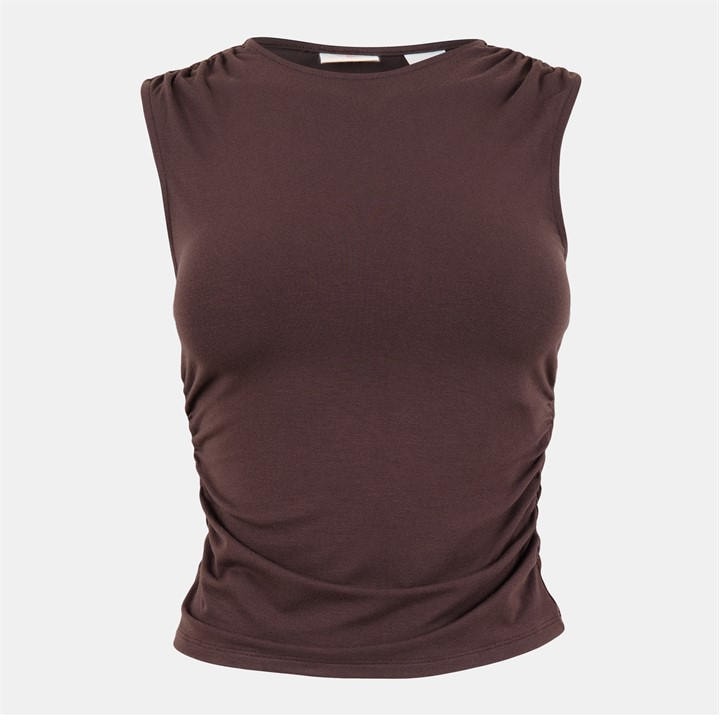 Levis Women's Brown Crystal Tank Vest in Size 12, Sports Direct