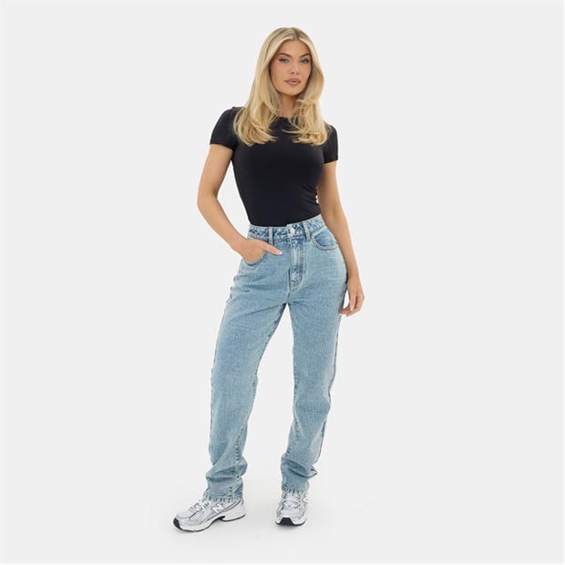 Mid Wash - I Saw It First - Straight Leg Jean
