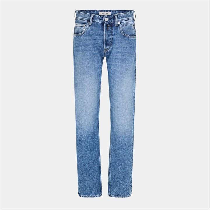 Replay Men's Blue Grover Straight Leg Jeans in Size 34 R, Sports Direct - Image 5