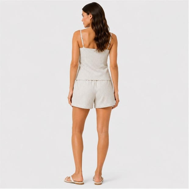 Stone - I Saw It First - Womens Stripe Woven Cami Top