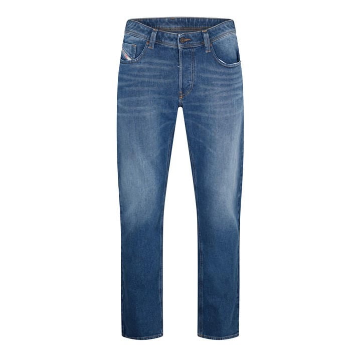 Diesel Men's Blue Straight Leg Jeans in Size 32 R, Sports Direct