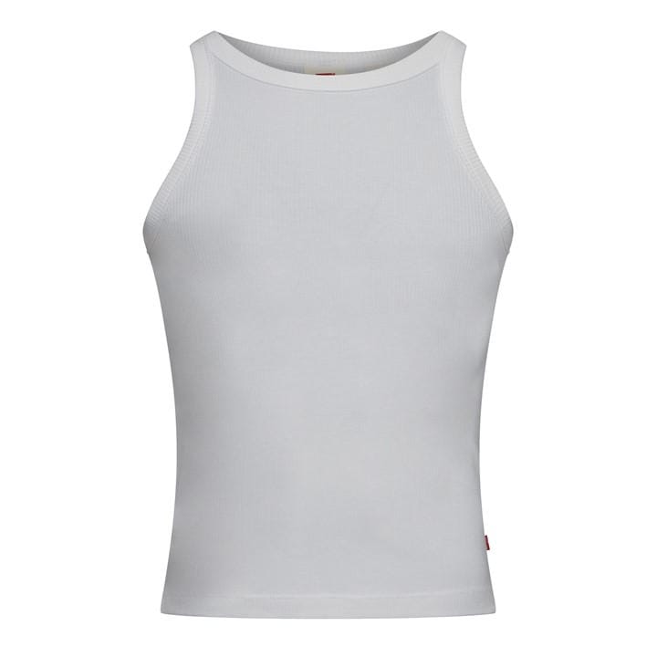 Levis Women's White Dreamy Tank Caviar in Size 12, Sports Direct