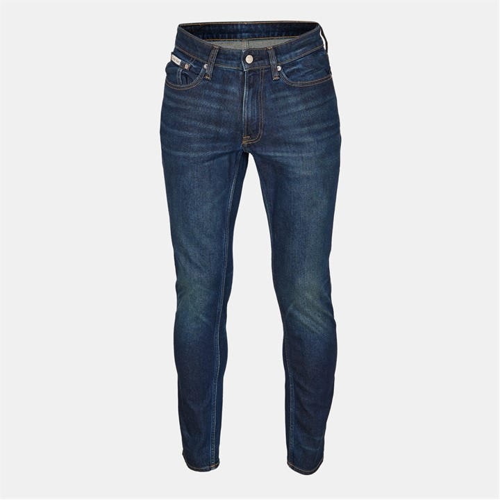 Calvin Klein Jeans Men's Blue Slim Straight Leg Jeans in Size 38 R, Sports Direct