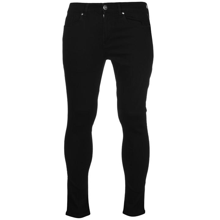 Firetrap Men's Black Super Skinny Jeans in Size 28 S, Sports Direct