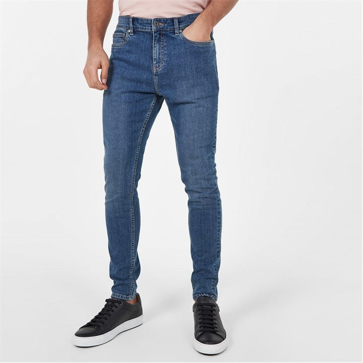 Firetrap Men's Blue Super Skinny Jeans in Size 28 S, Sports Direct