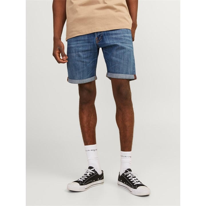 Jack And Jones Men's Blue Chris Short Denim Shorts in Size M, Sports Direct