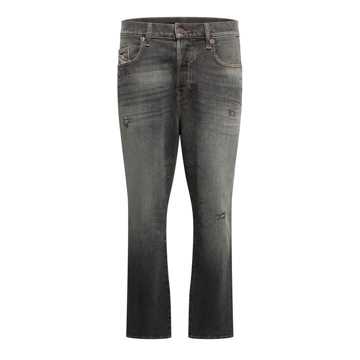 Diesel Men's Black 2020 D-Viker Straight Leg Jeans in Size 34 R, Sports Direct