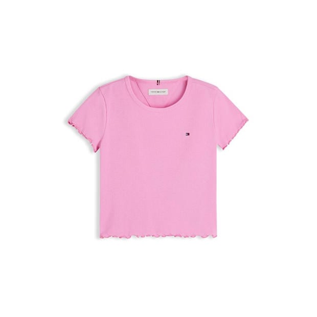 Pink Daisy TOU - Tommy Hilfiger - Essential Rib Top Ss