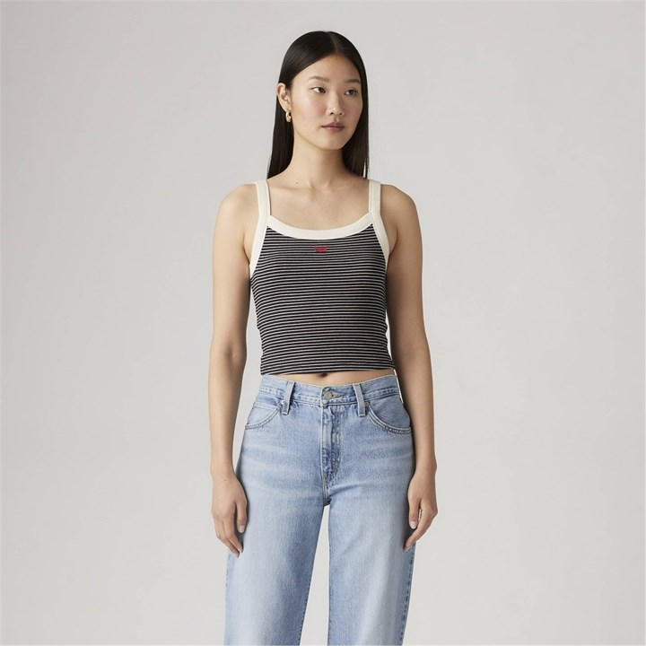 Levis Women's Blue Essential Sporty Tank Top in Size 12, Sports Direct