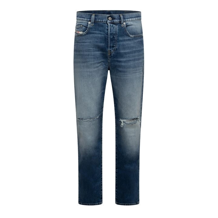 Diesel Men's Blue 2020 D-Viker Straight Leg Jeans in Size 32 R, Sports Direct