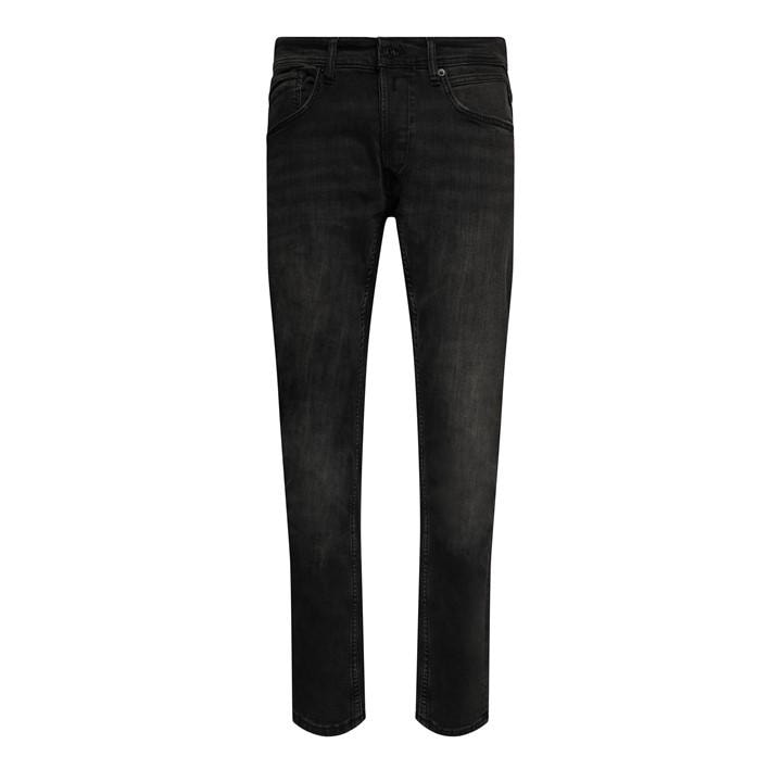 Replay Men's Black Grover Straight Fit Five Pocket Jeans - Size 32/32 - Image 4