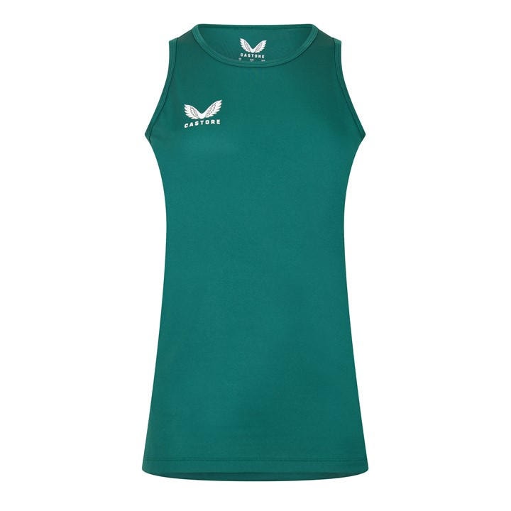 Castore Women's Green Strappy Muscle Vest in Size 8, Sports Direct