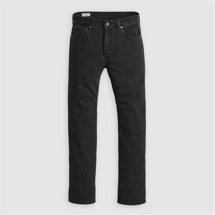 Levis Men's Black 555 Relaxed Straight The Midni in Size 36 R, Sports Direct