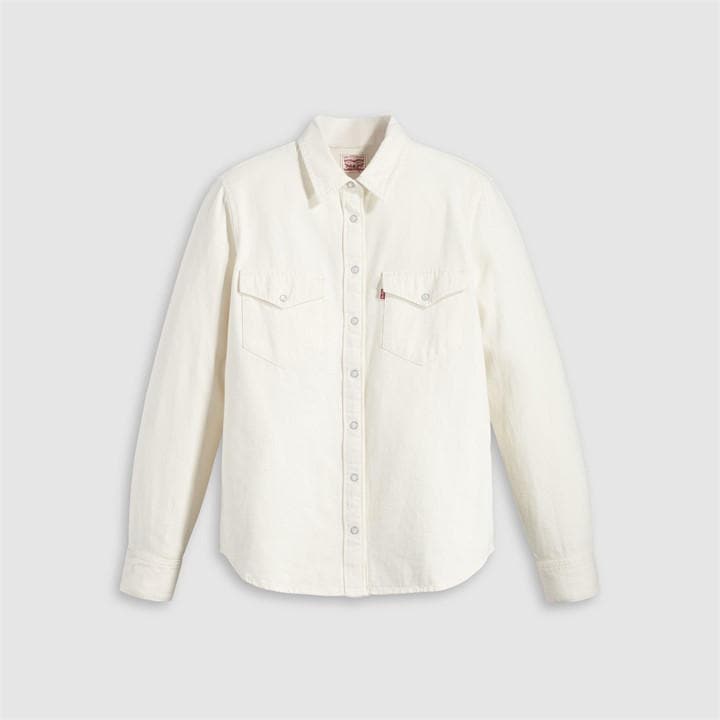 Levis Women's Cream Iconic Western Ecru Crew 4 in Size 14, Sports Direct