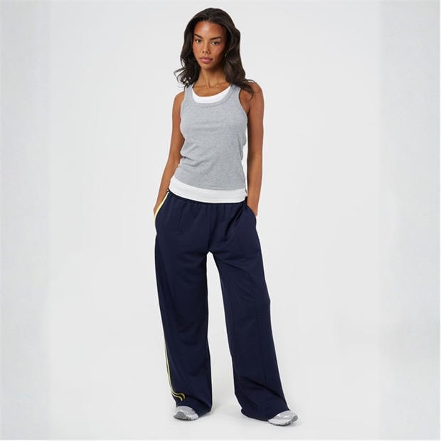 Grey/White - Brave Soul - BS Womens Double Layer Vest