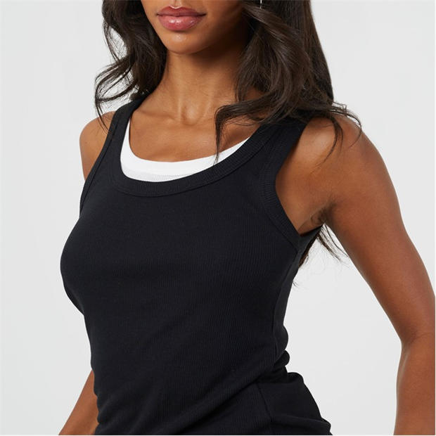 Black - Brave Soul - BS Womens Double Layer Vest