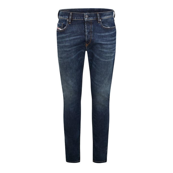 Diesel Men's Blue Straight Leg Jeans in Size 29 R, Sports Direct