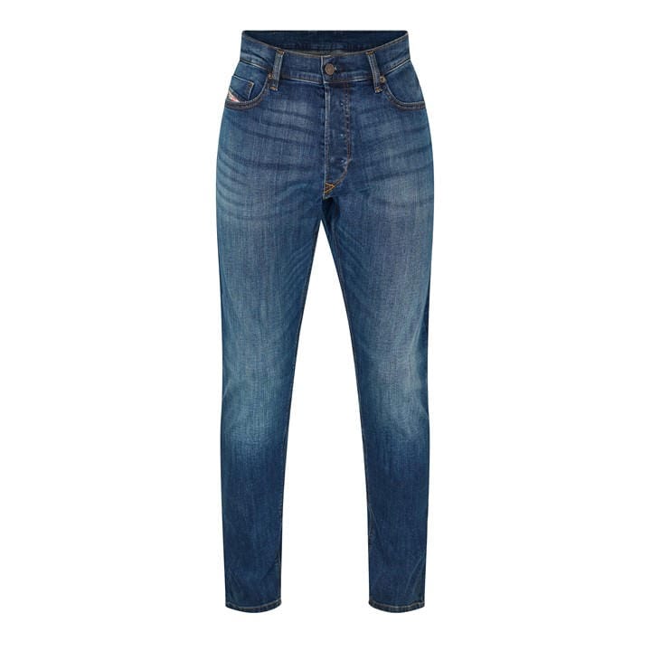 Diesel Men's Blue Straight Leg Jeans in Size 29 R, Sports Direct