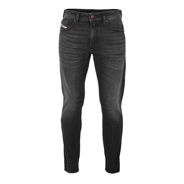 Diesel Men's Black Straight Leg Jeans in Size L, Sports Direct