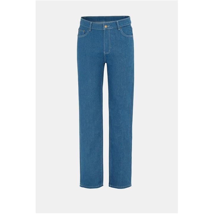 Firetrap Men's Blue Cotton Mid Rise Straight Leg Jeans in Size 34 R, Sports Direct