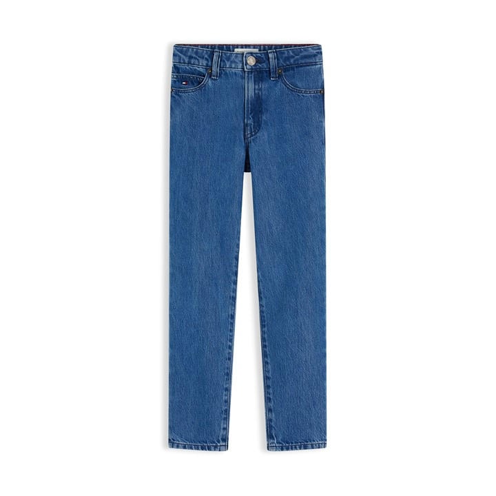 Tommy Hilfiger Boys Blue Kids' Straight Leg Jeans in Size 14 - 16 Years, Sports Direct