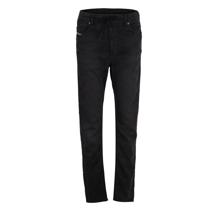 Diesel Men's Black Nart Straight Leg Jeans in Size 30 R, Sports Direct