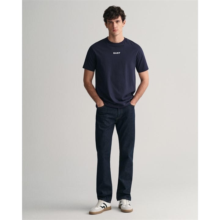 Gant Men's Blue Regular Fit Jeans in Size 32 R, Sports Direct